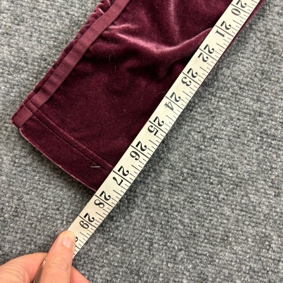 ADIDAS Women’s Maroon/Purple Velvet Vibes Leggings 3 stripes size: Small - Picture 8 of 8